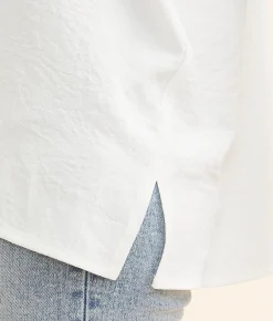 Tops | Daytrip Collared Henley White