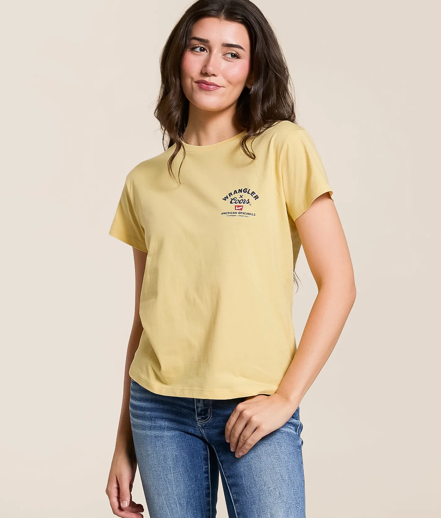 Tops | Wrangler® x Coors® Colorado T-Shirt Buff Yellow