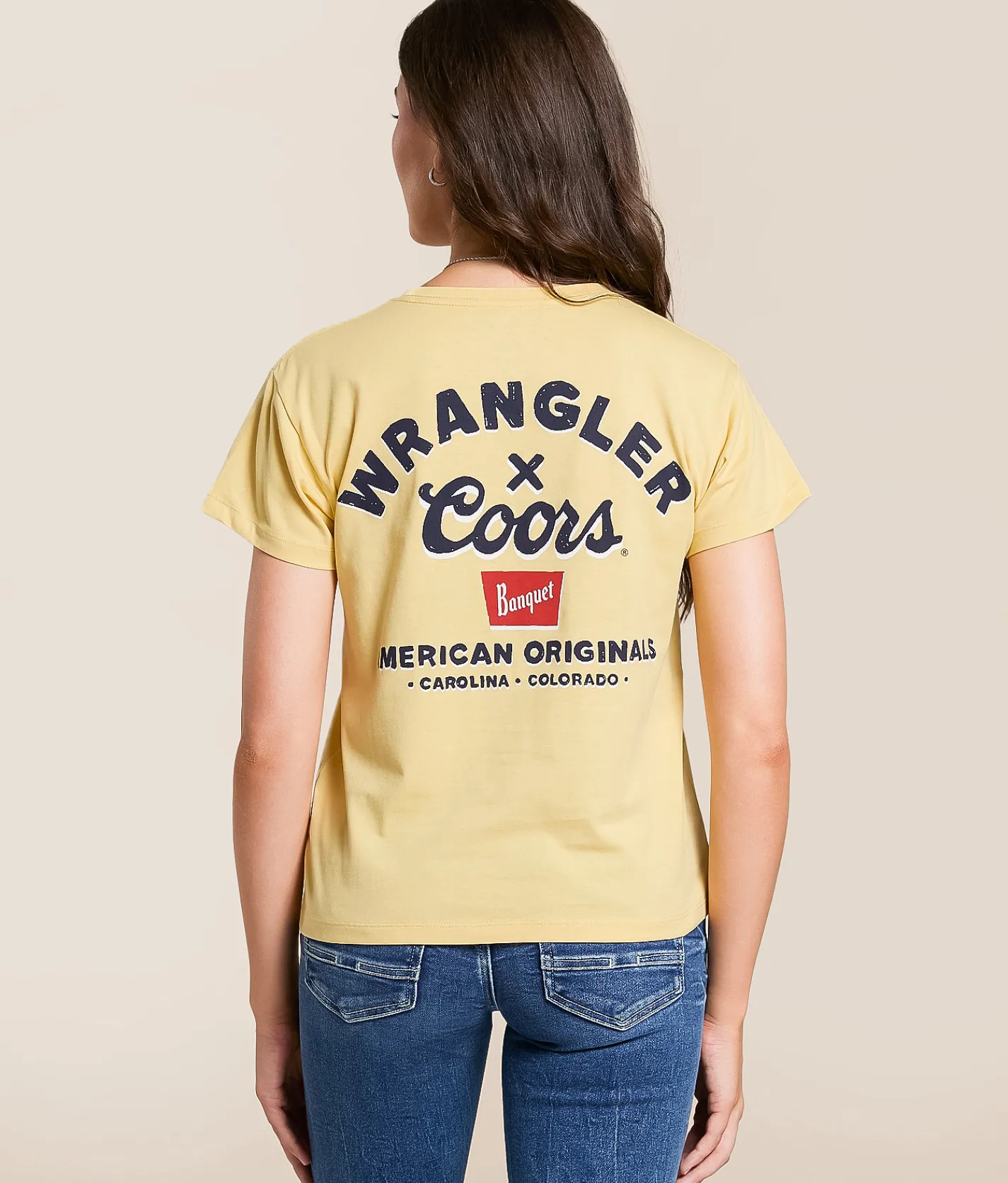 Tops | Wrangler® x Coors® Colorado T-Shirt Buff Yellow