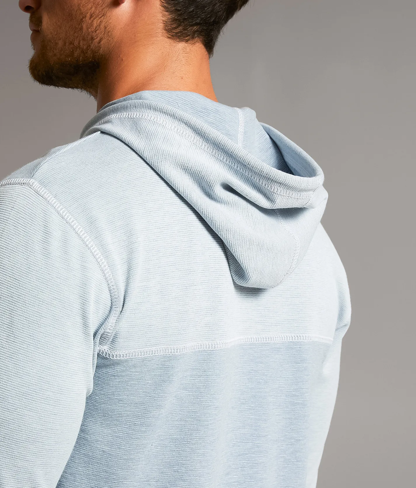 BKE Color Block Hoodie Slate Clearance