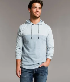 BKE Color Block Hoodie Slate Clearance