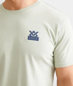 Veece Color Block T-Shirt Seafoam Sale