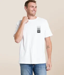 RVCA Color Stack T-Shirt White Outlet
