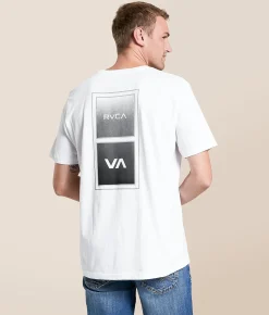 RVCA Color Stack T-Shirt White Outlet