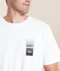 RVCA Color Stack T-Shirt White Outlet