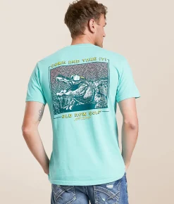 Tops|Graphic T-Shirts | Old Row Come & Take It T-Shirt Chalky Mint