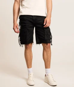 Bottoms|Shorts | Smoke Rise® Comfort Fit Cargo Stretch Short Jet Black