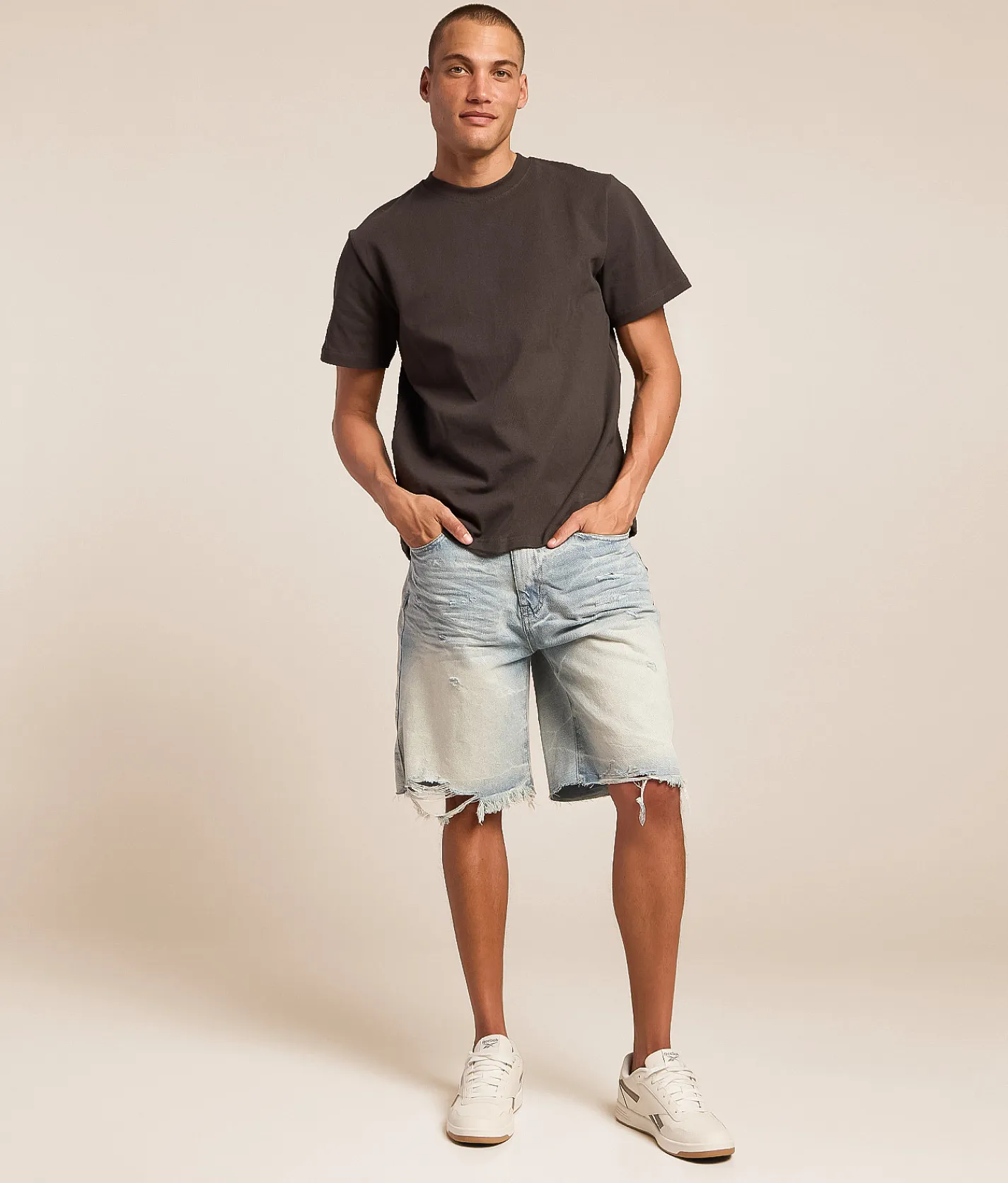 Bottoms|Shorts | Smoke Rise® Comfort Fit Stretch Short Stratus Blue