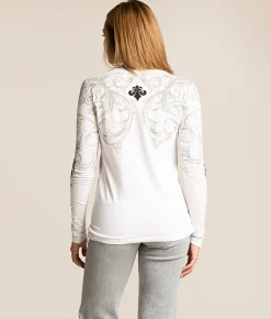 Tops | Affliction Commission T-Shirt White Reactive