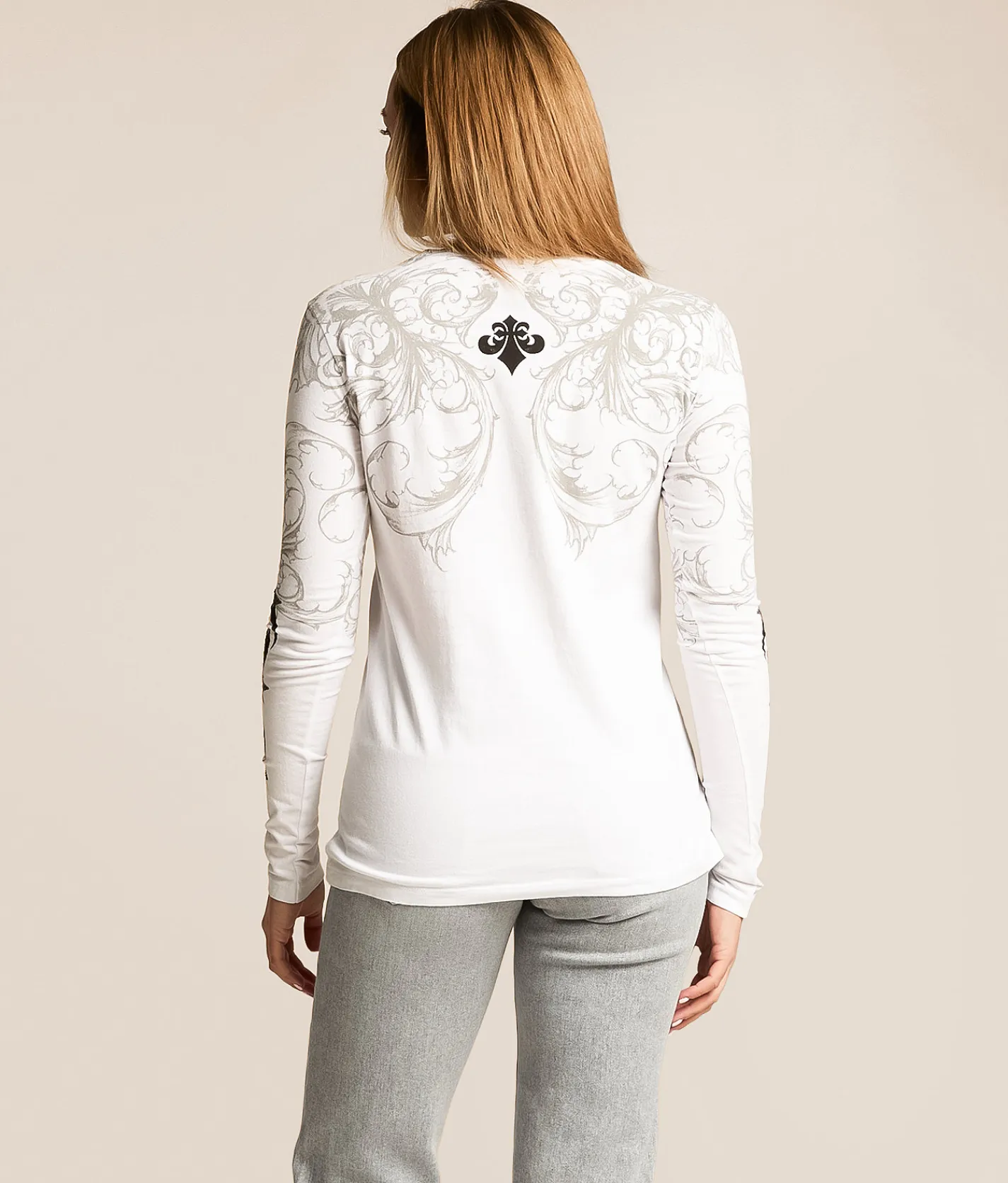 Tops | Affliction Commission T-Shirt White Reactive