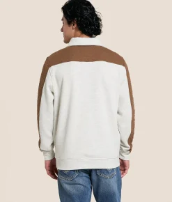 Kimes Ranch Competitor Quarter Zip Pullover Natural New