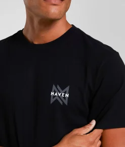 Tops | Maven Co-op Concentric T-Shirt Black