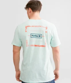 Graphic T-Shirts | Hurley Connection T-Shirt Aruba Blue