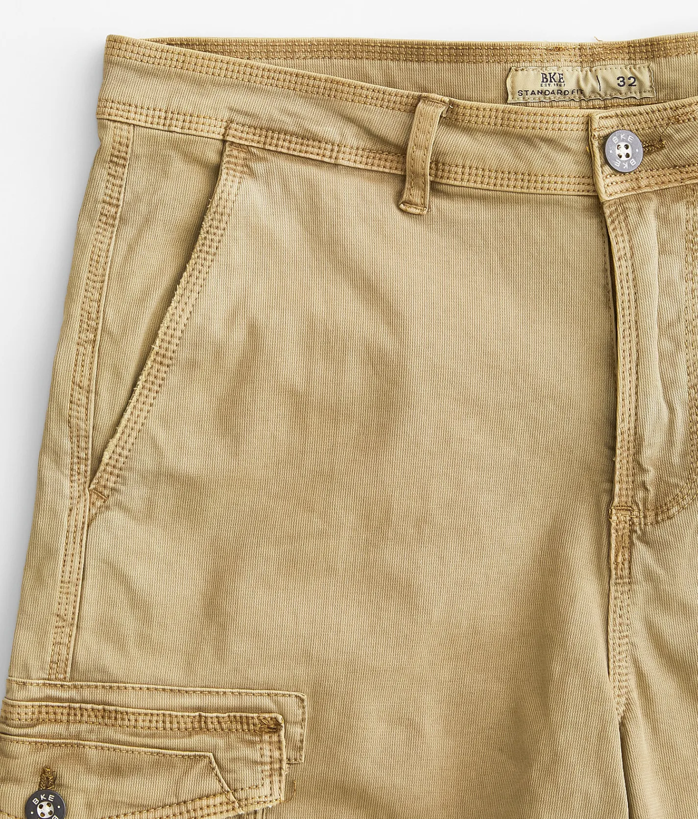 BKE Conrad Cargo Short Chinchilla Clearance