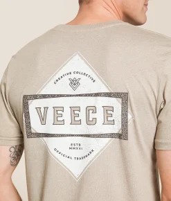 Tops|Graphic T-Shirts | Veece Conscript T-Shirt Cloudy Grey