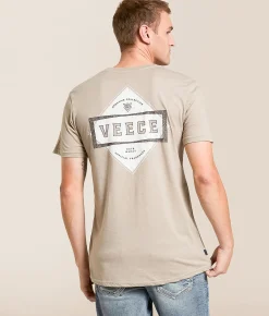 Tops|Graphic T-Shirts | Veece Conscript T-Shirt Cloudy Grey