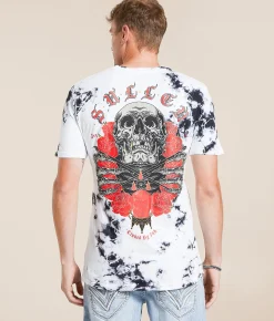 Sullen Consecrated T-Shirt Black White Crystal Wash Outlet