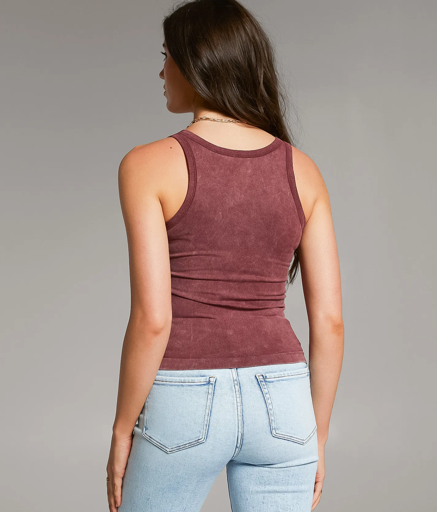 Tops | BKE core Contour Tank Top Thyme