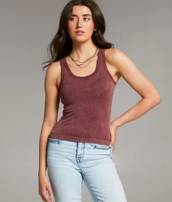Tops | BKE core Contour Tank Top Thyme
