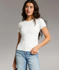 Tops | BKE core Contour Top White