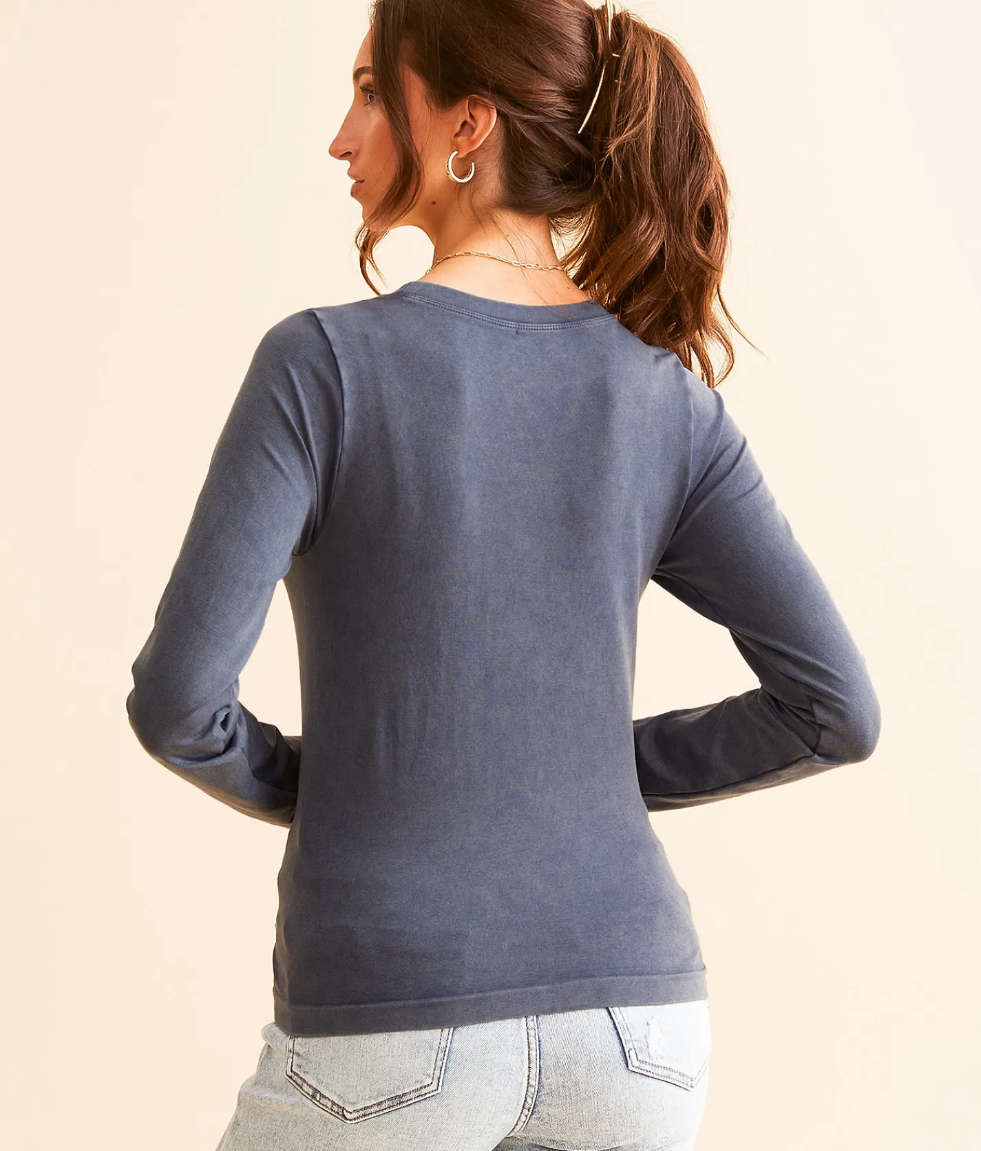 BKE core Contour Top Mood Indigo Discount