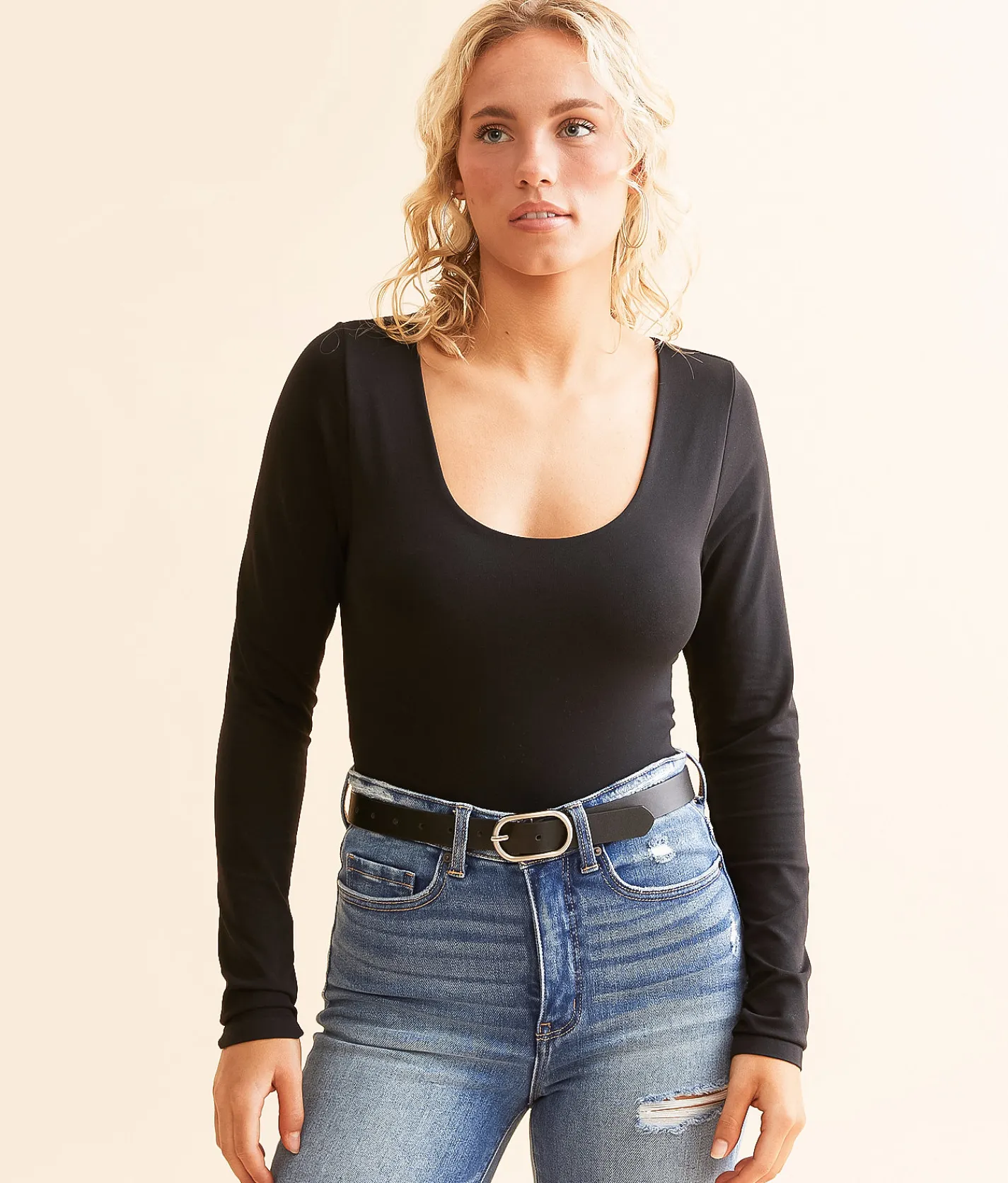 BKE core Contour Top Black Sale
