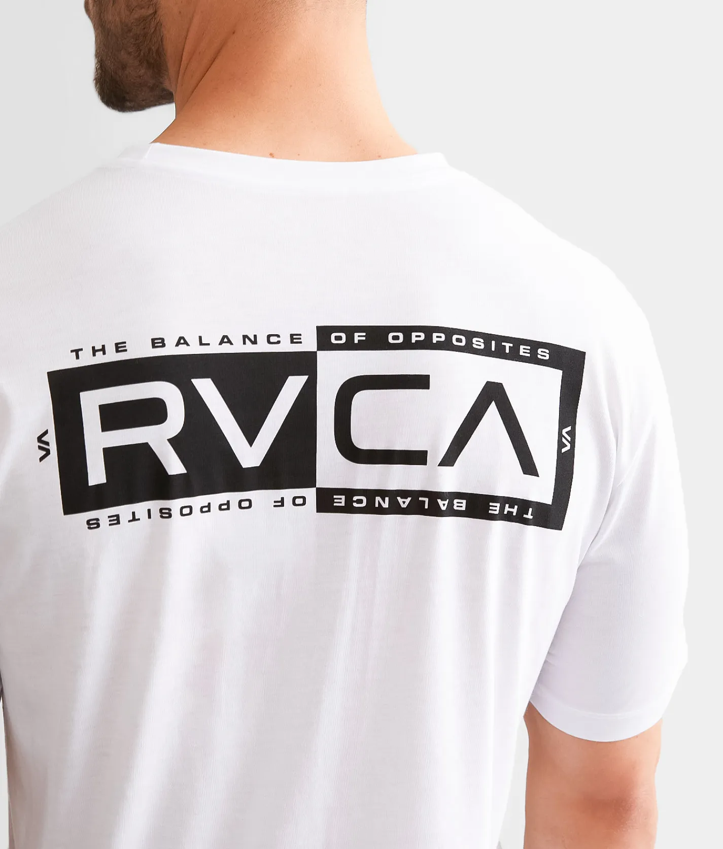 Graphic T-Shirts | RVCA Contrast Sport T-Shirt White