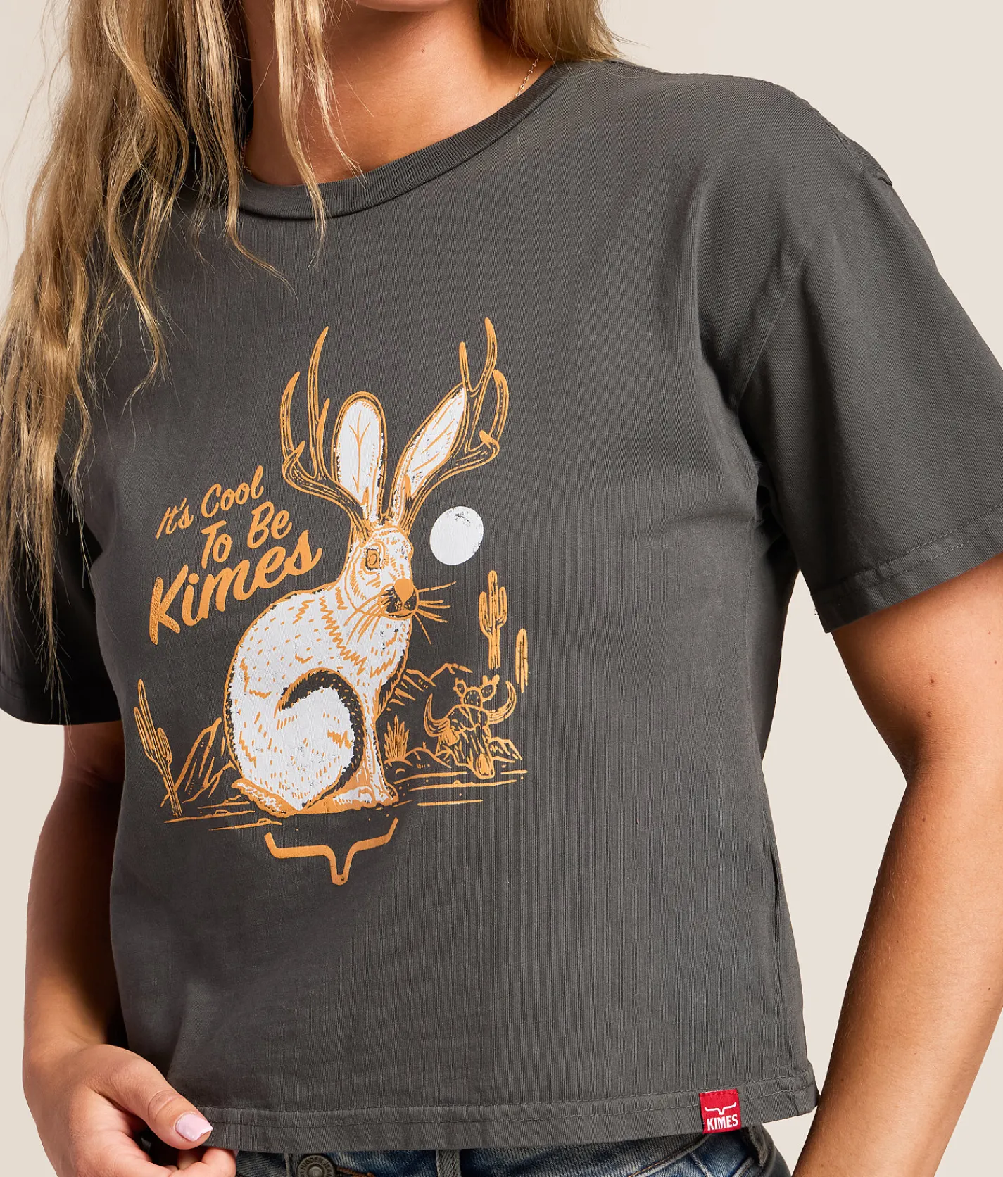 Tops | Kimes Ranch Cool Jack Cropped T-Shirt Pepper