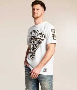 Tops|Graphic T-Shirts | American Fighter Cool Springs T-Shirt White