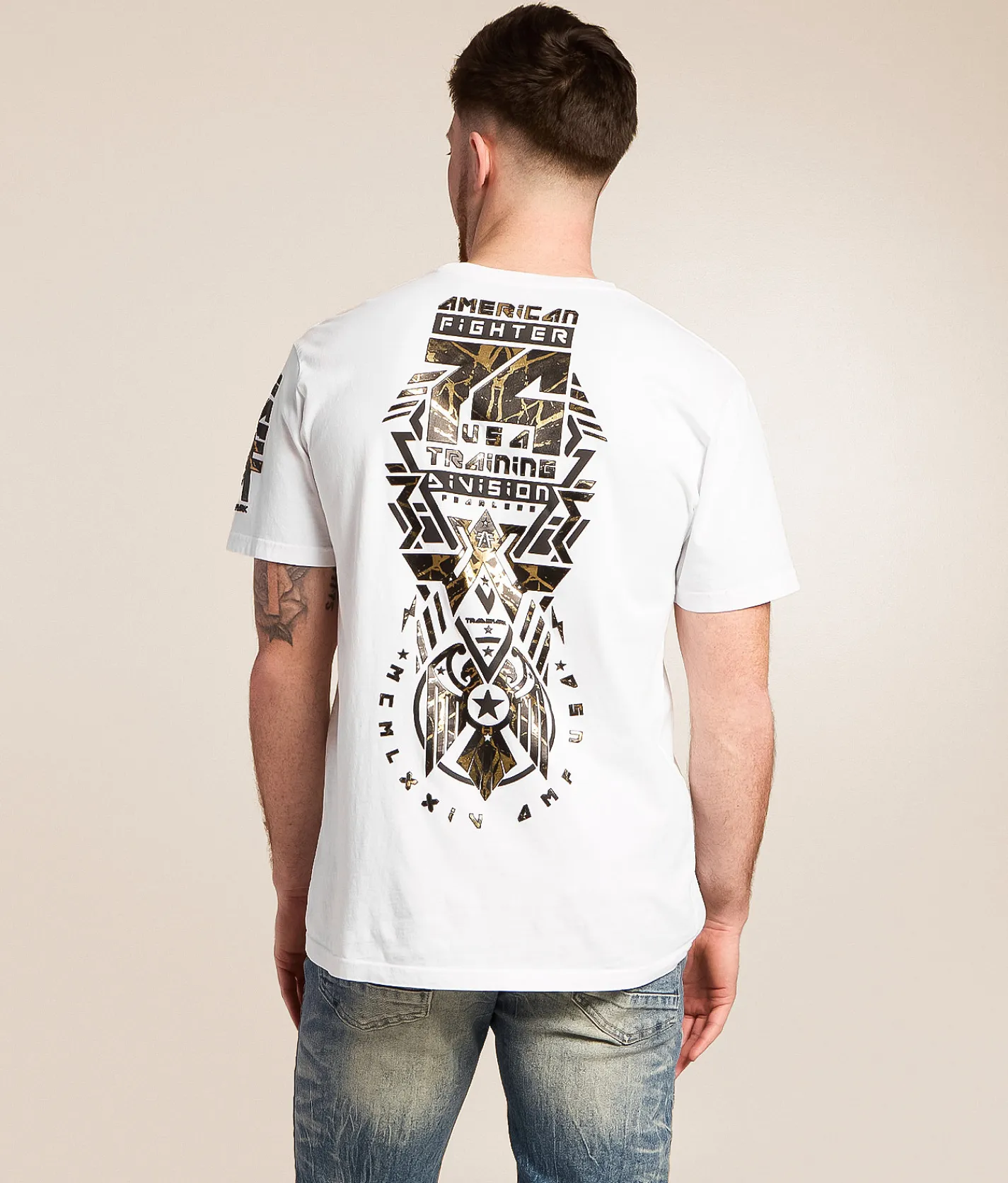 Tops|Graphic T-Shirts | American Fighter Cool Springs T-Shirt White