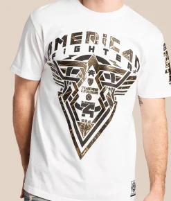 Tops|Graphic T-Shirts | American Fighter Cool Springs T-Shirt White