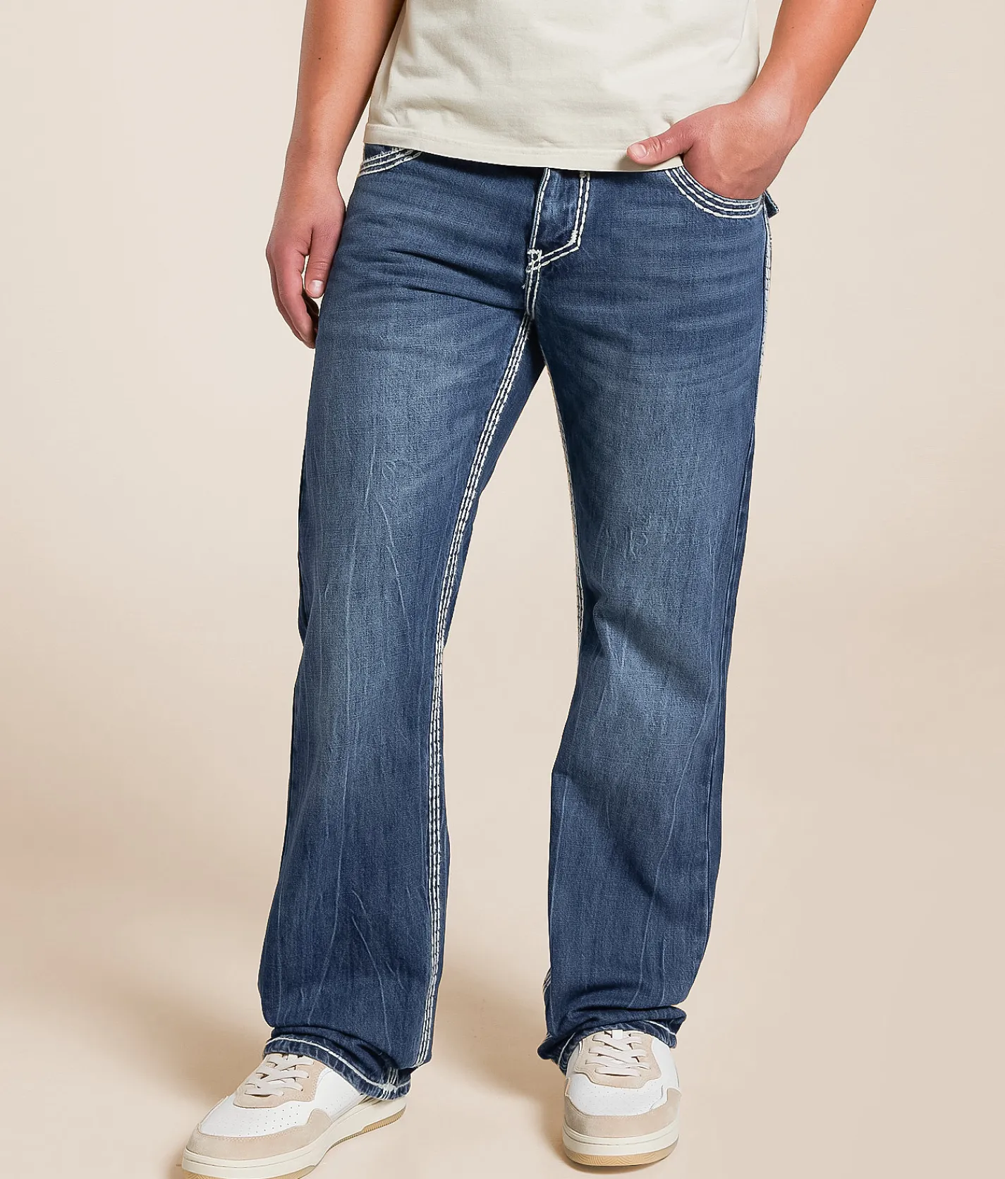 Sale Jeans|Bottoms | Affliction Cooper Relaxed Straight Jean Lawson