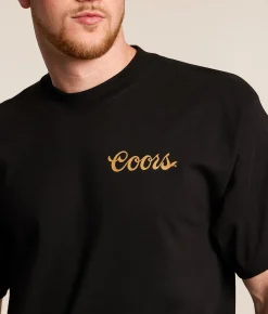 Tops|Graphic T-Shirts | tee luv Coors Bandana T-Shirt Black