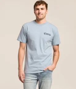 tee luv Coors Bandana T-Shirt Artic Blue New