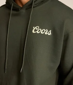 Tops | tee luv Coors Banquet Beer Hooded Sweatshirt Forest Night