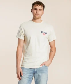 Graphic T-Shirts | Brew City Coors Banquet Bull Rider T-Shirt Natural