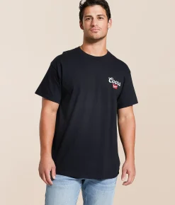 Brew City Coors Banquet Bull Rider T-Shirt Black Outlet