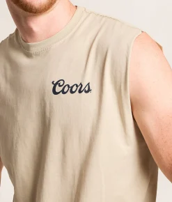 tee luv Coors Banquet Classic Tank Top Sand Outlet