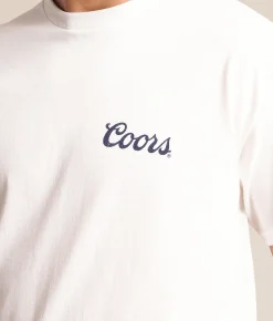 Changes Coors Banquet Cowboy Scene T-Shirt White