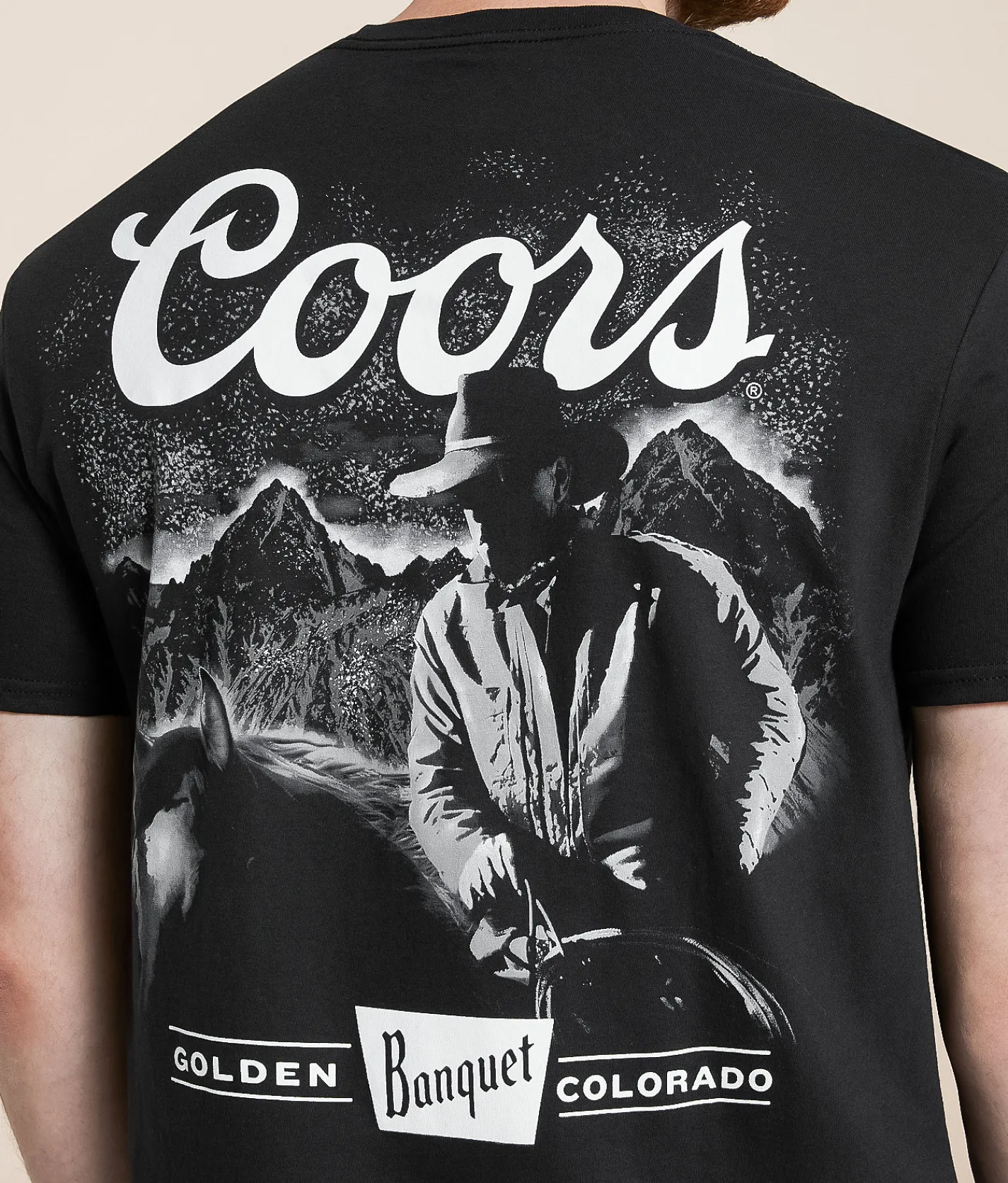 Graphic T-Shirts | Changes Coors Banquet Cowboy T-Shirt Black