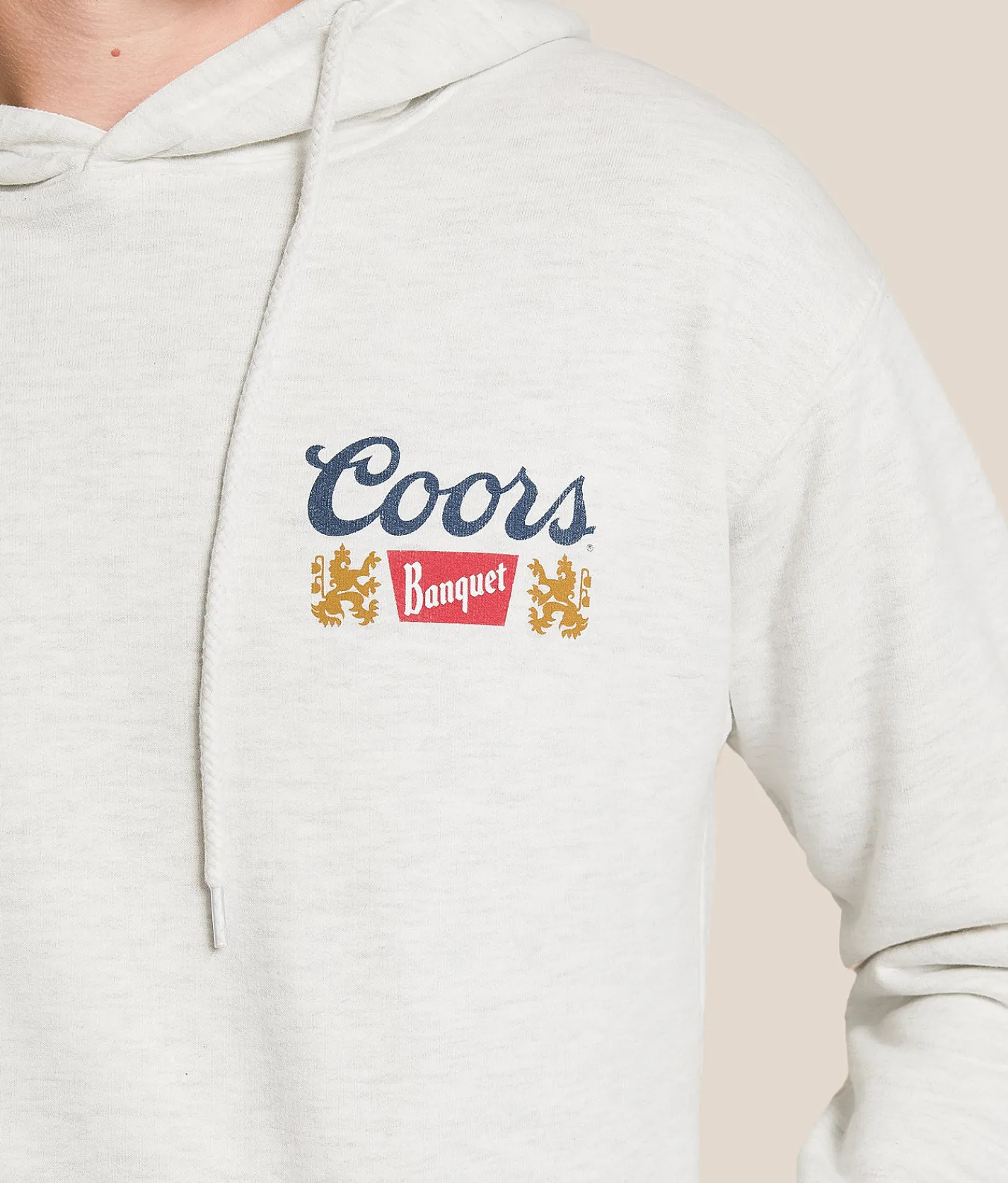 Tops | tee luv Coors Banquet Hooded Sweatshirt Ash