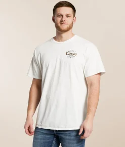 Graphic T-Shirts | Junkfood Coors Banquet Lasso T-Shirt Vintage White