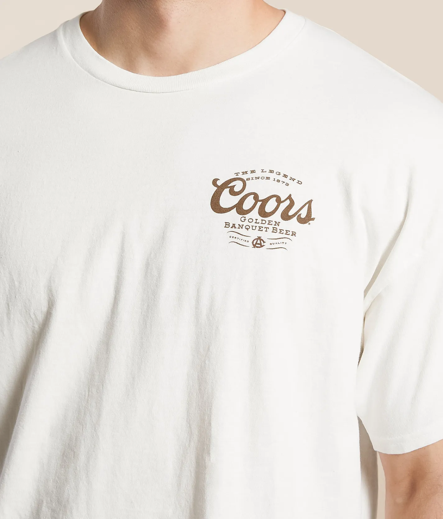 Graphic T-Shirts | Junkfood Coors Banquet Lasso T-Shirt Vintage White