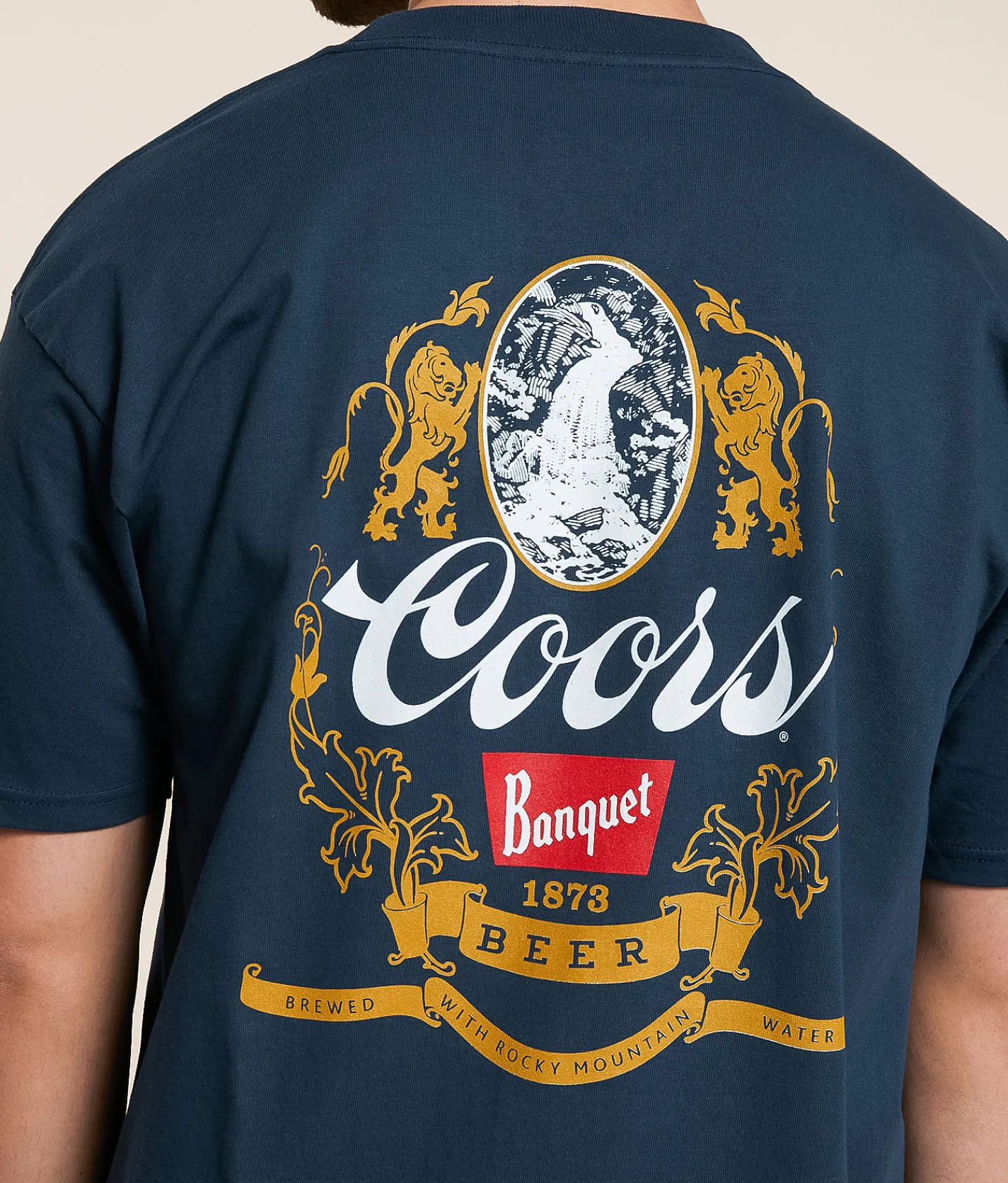 tee luv Coors Banquet Legacy T-Shirt Navy
