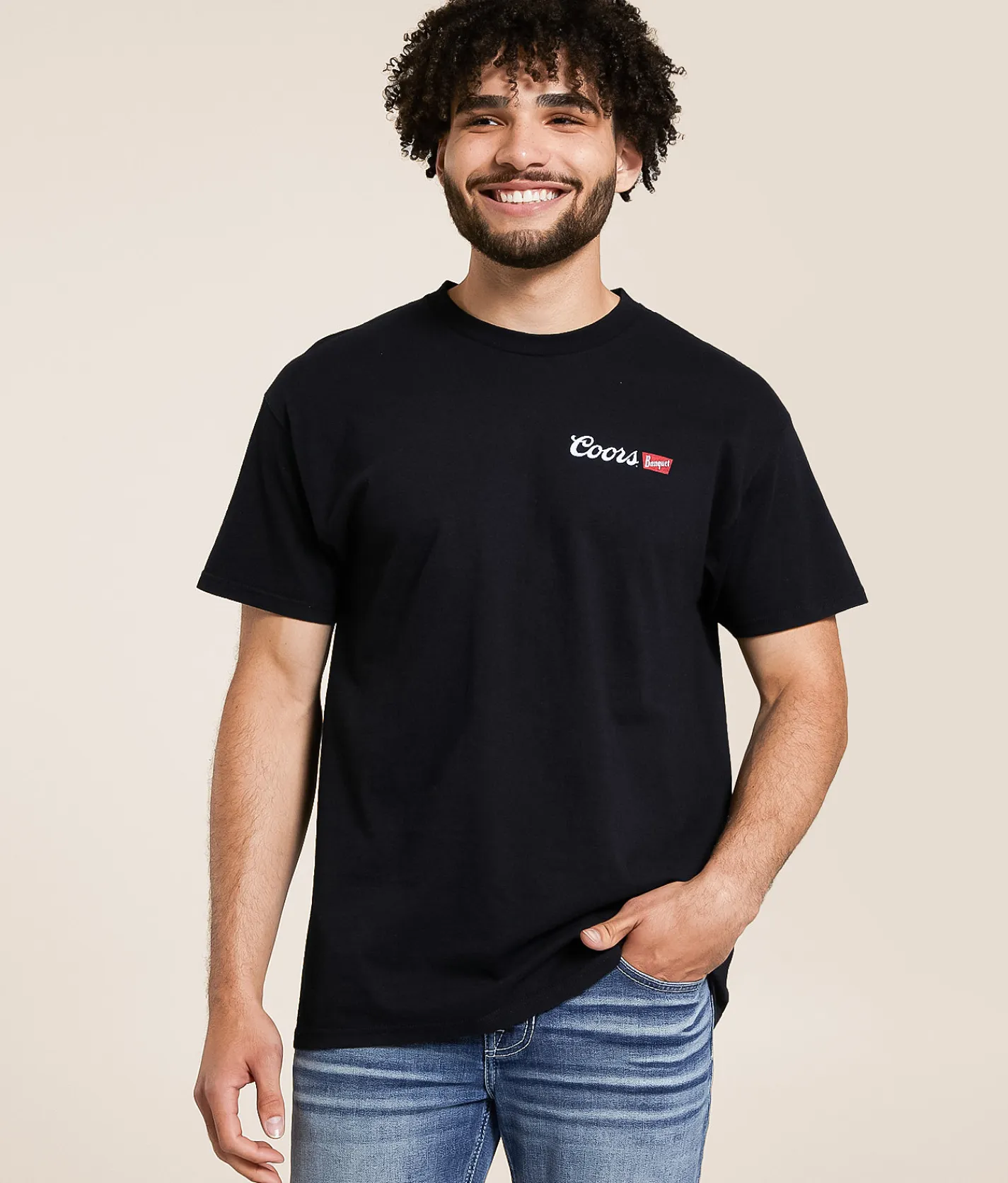 Tops|Graphic T-Shirts | Screen Stars Coors Banquet Logo T-Shirt Black