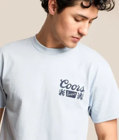 Tops|Graphic T-Shirts | tee luv Coors Banquet Rodeo T-Shirt Arctic Blue