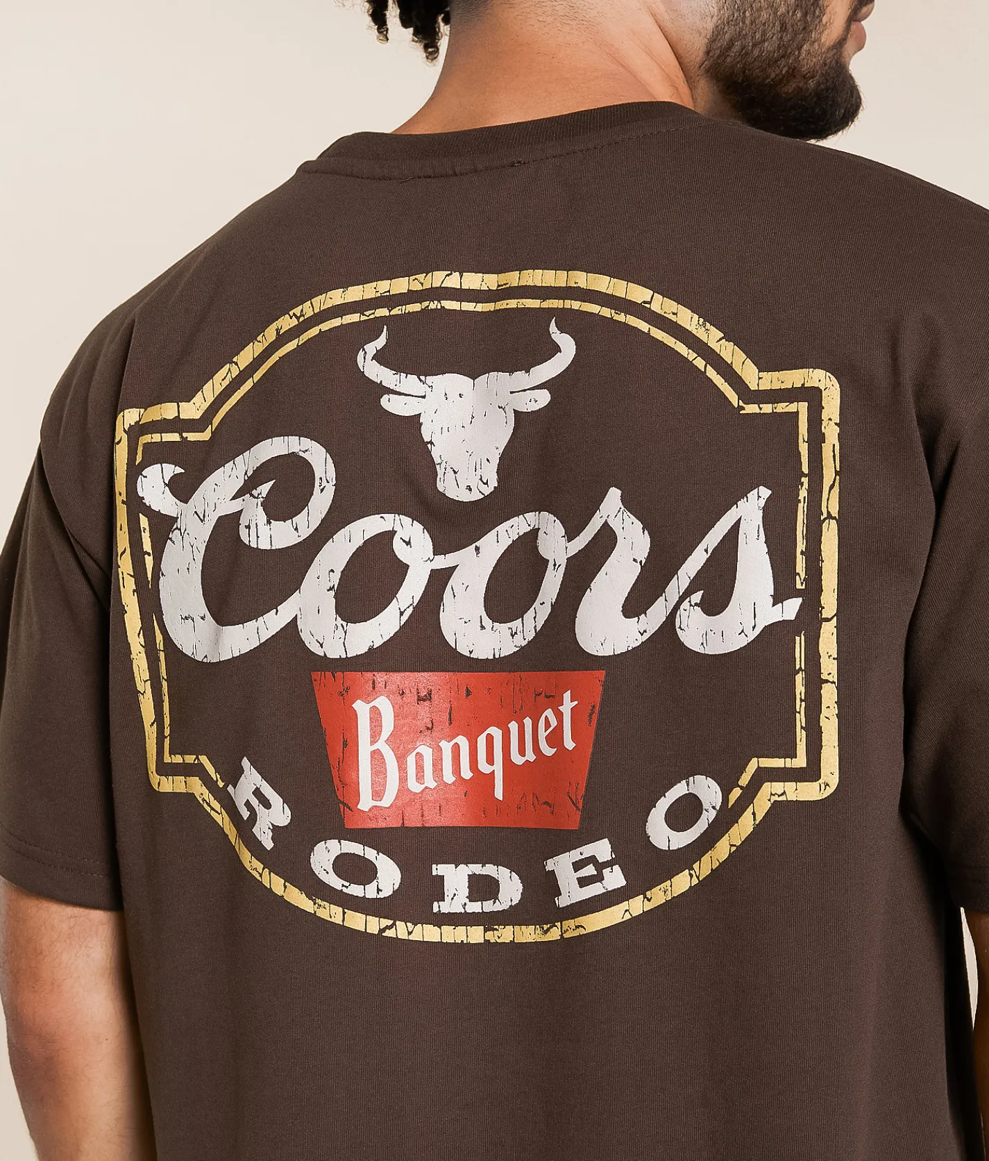 Changes Coors Banquet Rodeo T-Shirt Dark Brown Best