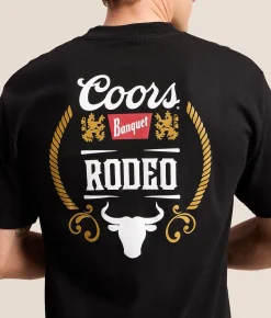 Tops|Graphic T-Shirts | tee luv Coors Banquet Rodeo T-Shirt Black