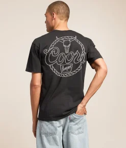 Tops|Graphic T-Shirts | Changes Coors Banquet Rope T-Shirt Black