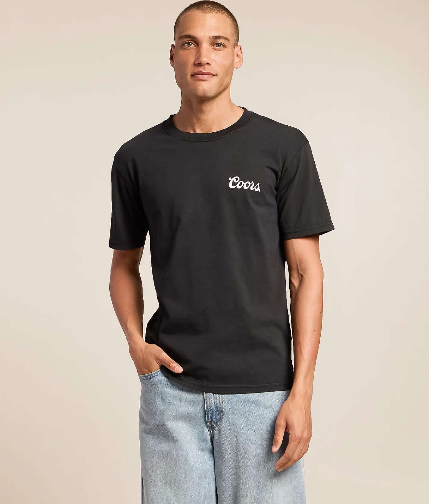 Tops|Graphic T-Shirts | Changes Coors Banquet Rope T-Shirt Black